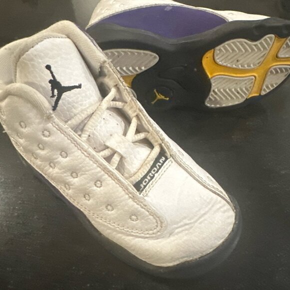 Space Jam Legacy Collection w/ Air Jordan 13 Retro TD Purple/Yellow - Picture 9 of 11